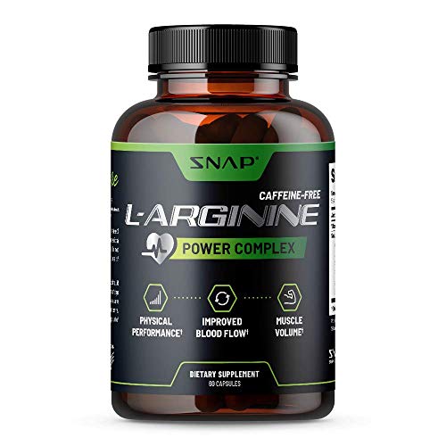 Snap L Arginine Capsules - Blood Circulation Supplements with Nit...