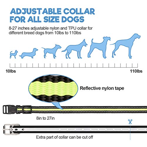 Shock Collars for Dogs with Remote,Rechargeable Dog Training Coll...