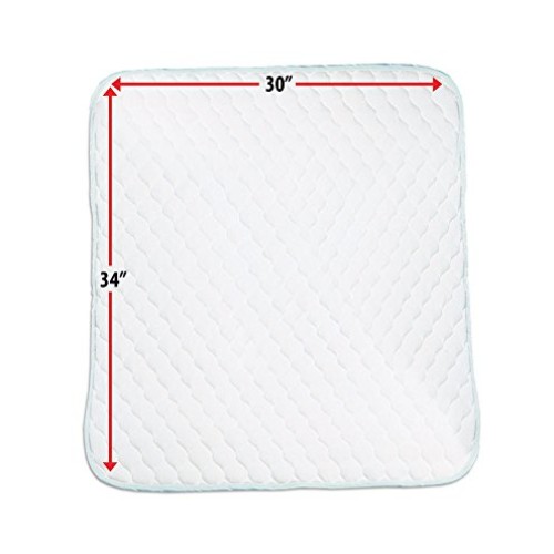 Snoozy Stay Dry Toddler Waterproof Bed and Mattress Pads - 34 x 3...