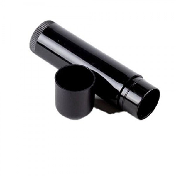 50 Black Empty Lip Balm Tubes Containers