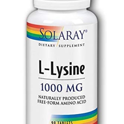 Free-Form L-Lysine Solaray 90 Tabs