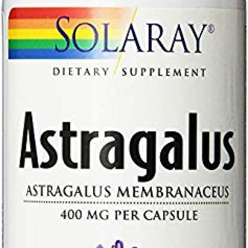 Solaray Astragalus Capsules, 400 mg, 100 Count 2 Pack
