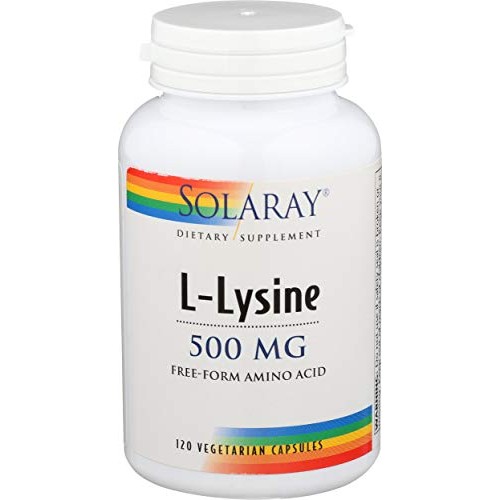 Solaray, L Lysine Free Form, 120 Capsules