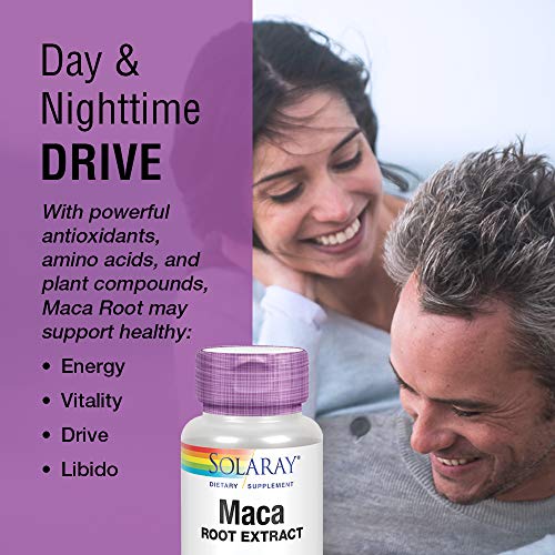 Solaray Maca Root Extract 300 mg | Healthy Balance, Energy, Vital...