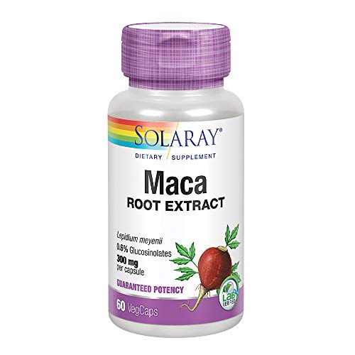 Solaray Maca Root Extract 300 mg | Healthy Balance, Energy, Vital...