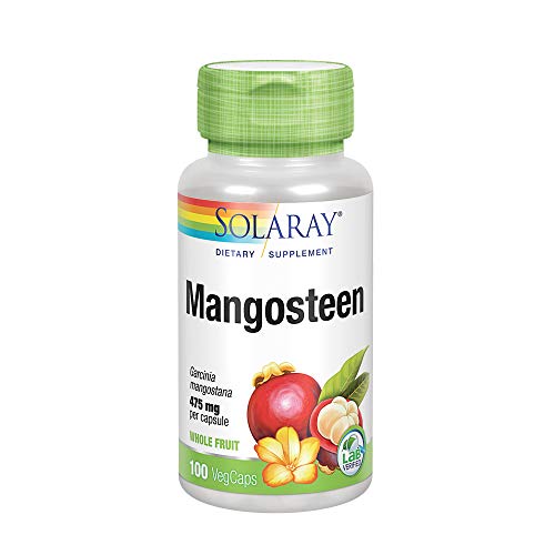 Solaray Mangosteen Fruit 475mg | Whole Herb | Antioxidant & Immun...
