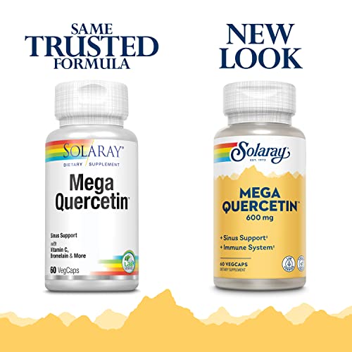 SOLARAY Mega Quercetin, Healthy Sinus & Immune Support & AMPK Act...