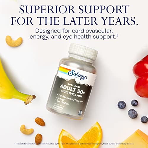 Solaray Once Daily Adult 50+ Complete Multivitamin for Women & Me...