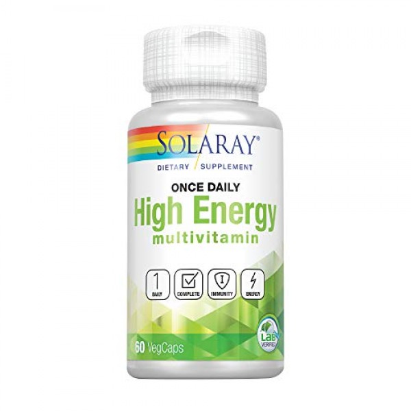 Solaray Once Daily High Energy Multivitamin | Supports Immunity &...