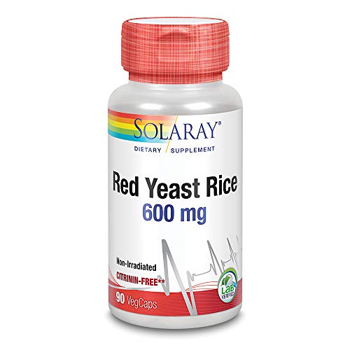 Solaray Red Yeast Rice 600mg | Healthy Heart & Cardiovascular Sys...