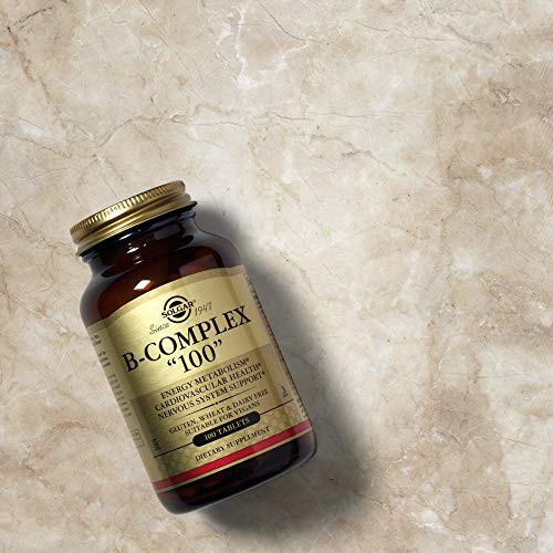 Solgar B-Complex 100, 100 Vegetable Capsules - Heart Health - N...