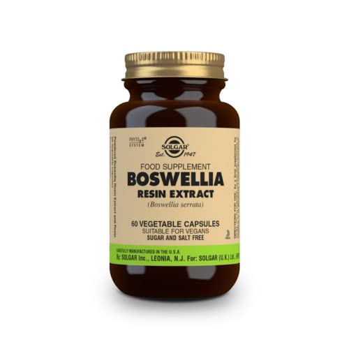 Solgar Boswellia Resin Extract, 60 Vegetable Capsules - Supports ...