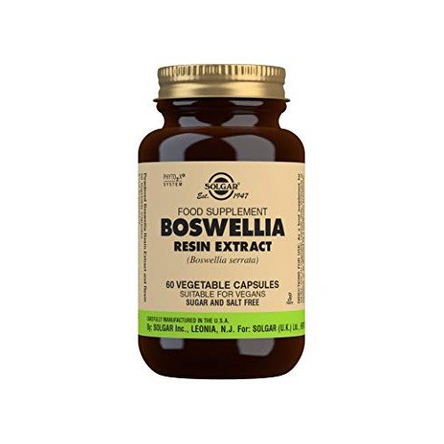 Solgar Boswellia Resin Extract, 60 Vegetable Capsules - Supports ...