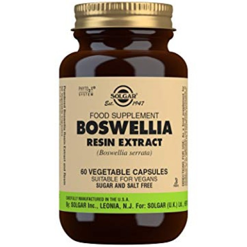 Solgar Boswellia Resin Extract, 60 Vegetable Capsules - Supports ...