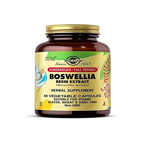 Solgar Boswellia Resin Extract, 60 Vegetable Capsules - Supports ...