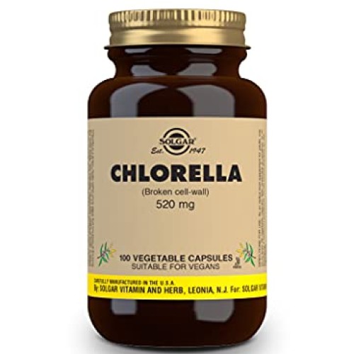 Solgar Chlorella, 100 Vegetable Capsules