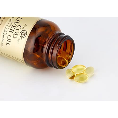 Solgar Cod Liver Oil, 100 Softgels - Supports Healthy Immune Syst...