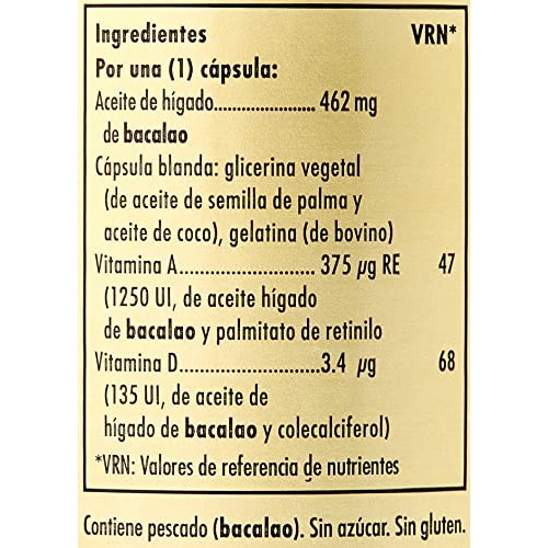 Solgar Cod Liver Oil, 100 Softgels - Supports Healthy Immune Syst...