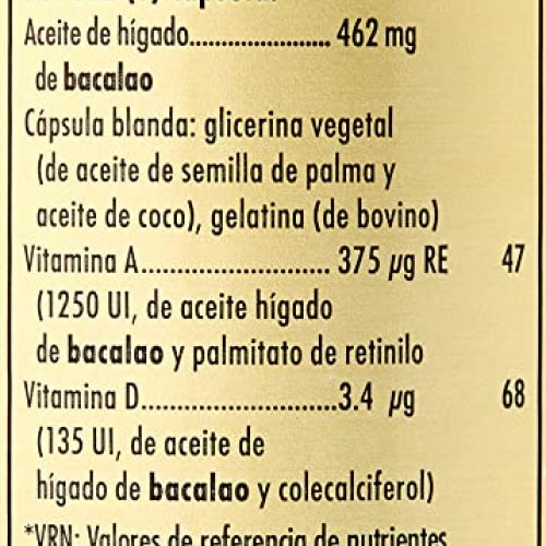 Solgar Cod Liver Oil, 100 Softgels - Supports Healthy Immune Syst...
