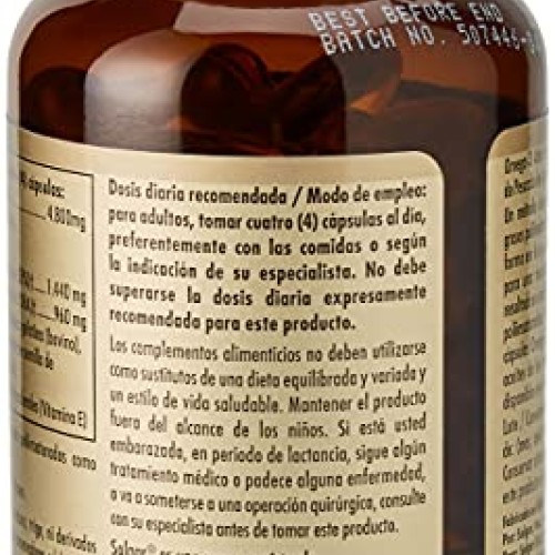 Solgar Double Strength Omega-3 700 mg, 60 Softgels - Fish Oil Sup...