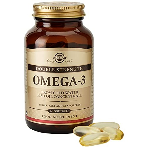 Solgar Double Strength Omega-3 700 mg, 60 Softgels - Fish Oil Sup...