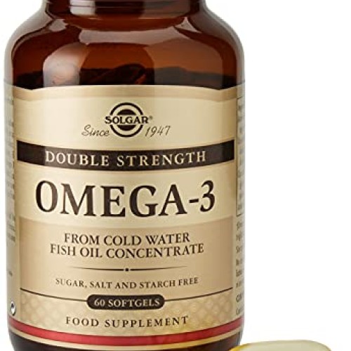 Solgar Double Strength Omega-3 700 mg, 60 Softgels - Fish Oil Sup...