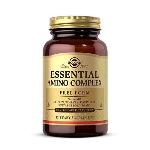 Solgar Essential Amino Complex, 60 Vegetable Capsules - Free Form...