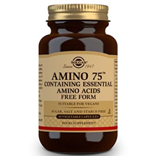 Solgar Essential Amino Complex, 90 Vegetable Capsules - Free Form...
