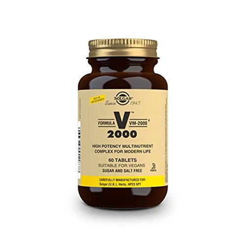 Solgar Formula VM-2000 Multinutrient System, 60 Tablets - Premi...