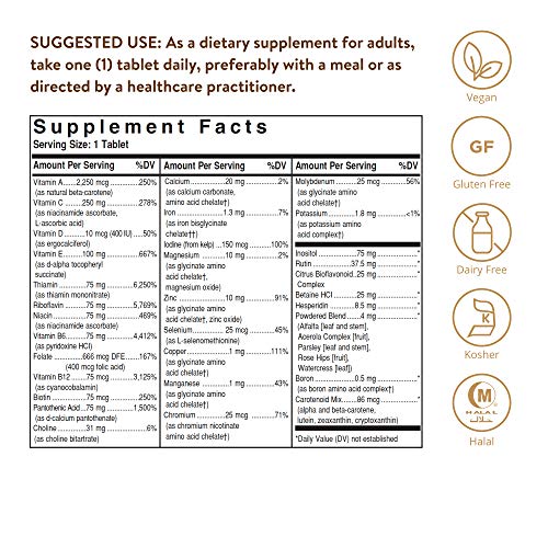 Solgar Formula VM-75, 180 Tablets - Multivitamin with Chelated Mi...