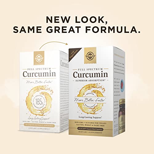 Solgar Full Spectrum Curcumin - 30 LiCaps, Pack of 3 - Superior A...