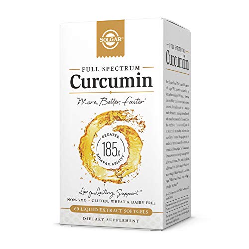 Solgar Full Spectrum Curcumin Liquid Extract, 60 Softgels - Faste...
