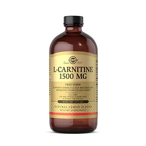 Solgar ? L-Carnitine Liquid, 1500 mg, 16 oz, Natural Lemon Flavor