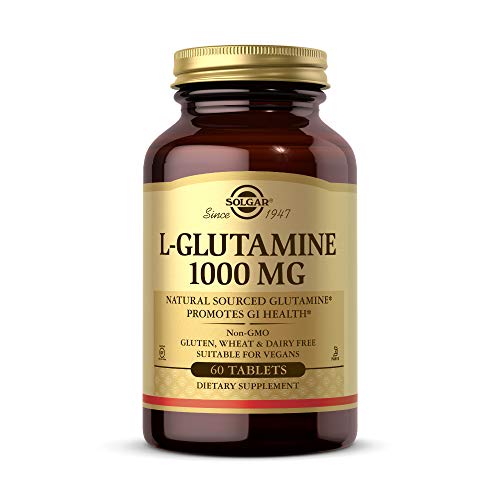 Solgar L-Glutamine 1000 mg, 60 Tablets - Natural Muscle Food - Pr...