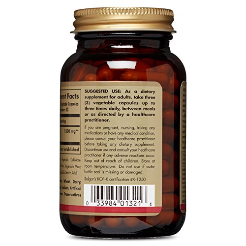 Solgar – L-Glutamine 500 mg, 100 Vegetable Capsules
