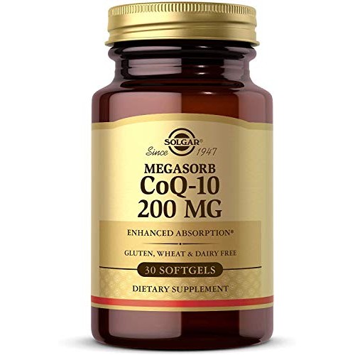 Solgar Megasorb CoQ-10 200 mg, 30 Softgels - Supports Heart & Bra...