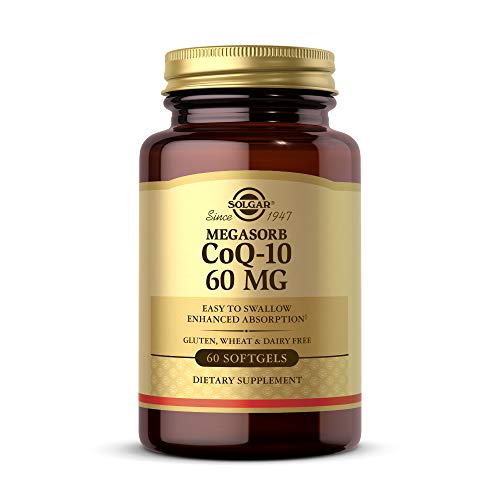 Solgar Megasorb CoQ-10 60 mg, 60 Softgels - Supports Heart & Brai...