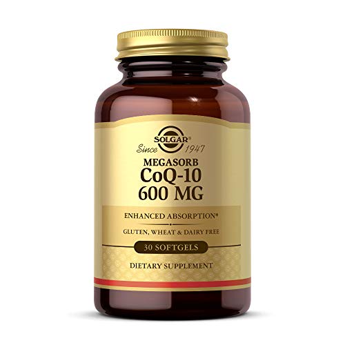 Solgar Megasorb CoQ-10 600 mg, 30 Softgels - Promotes Heart & Ner...