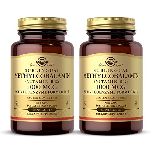 Solgar Methylcobalamin Vitamin B12 1000 mcg , 60 Nuggets - Pa...