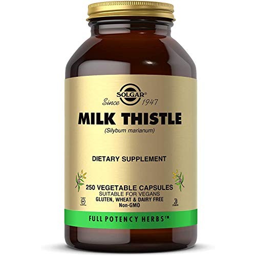 Solgar Milk Thistle, 250 Vegetable Capsules - Liver Support - Ful...