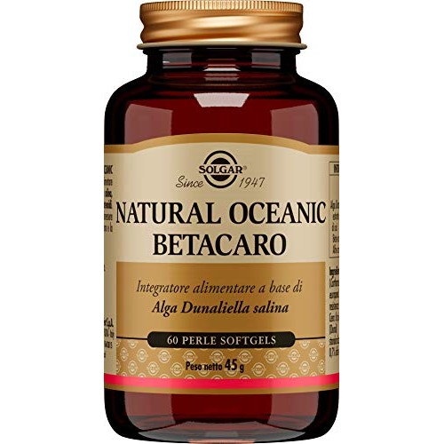 Solgar Oceanic Beta-Carotene 25,000 IU, 60 Softgels - Healthy Vis...