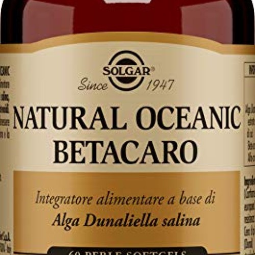 Solgar Oceanic Beta-Carotene 25,000 IU, 60 Softgels - Healthy Vis...