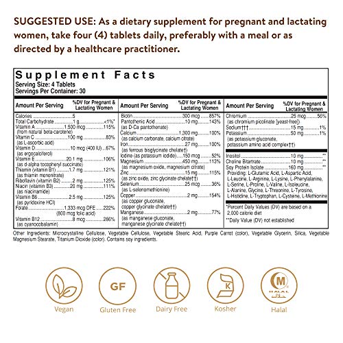 Solgar Prenatal Nutrients, 120 Tablets - Multivitamin & Mineral F...