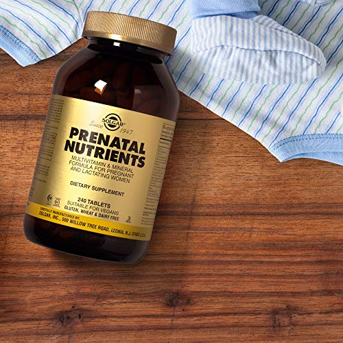 Solgar Prenatal Nutrients, 120 Tablets - Multivitamin & Mineral F...