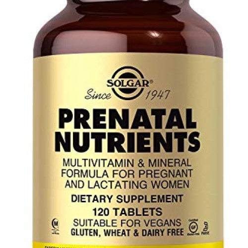 Solgar Prenatal Nutrients, 120 Tablets - Multivitamin & Mineral F...