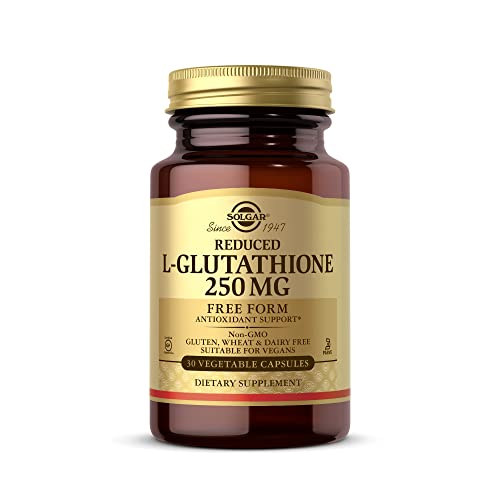 Solgar Reduced L-Glutathione 250 mg, 30 Vegetable Capsules - Anti...