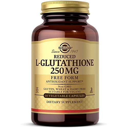 Solgar Reduced L-Glutathione 250 mg, 60 Vegetable Capsules - Anti...