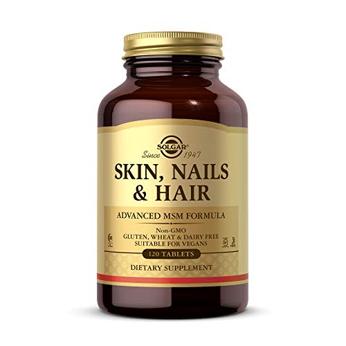 Solgar Skin, Nails & Hair, Advanced MSM Formula, 120 Tablets - Su...