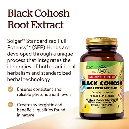 Solgar Standardized Full Potency Black Cohosh Root Extract Vegeta...