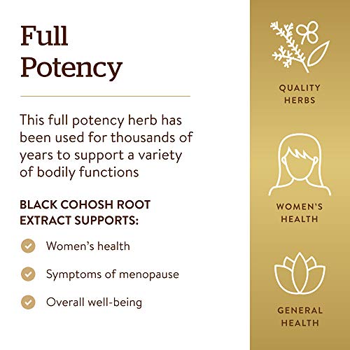 Solgar Standardized Full Potency Black Cohosh Root Extract Vegeta...
